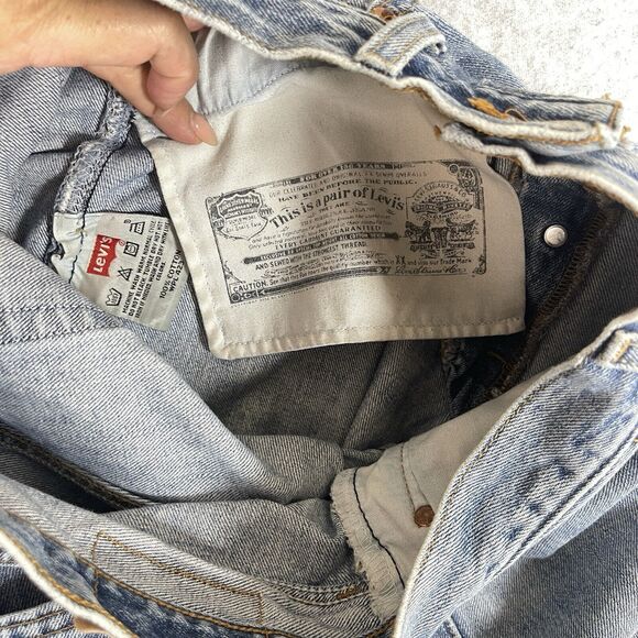 Levi’s 501 XX Vintage Jeans Men’s 34x30 Light Wash Distressed Skater Grunge Y2K - Picture 16 of 16